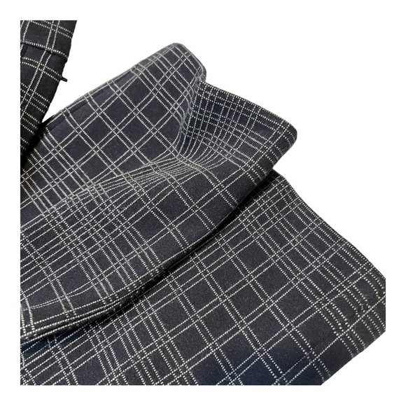 Theory Testra 2B Structured Knit Pants Size 6 Dark Academia Cropped Plaid. - Picture 3 of 8